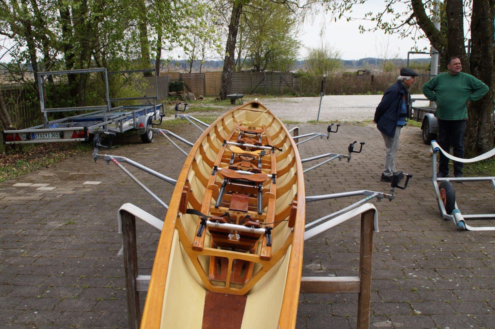 dreier-Ruderboot