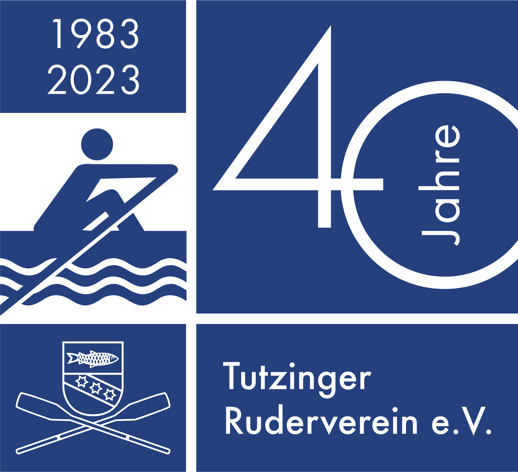 40 Jahre Tutzinger Ruderverein Logo